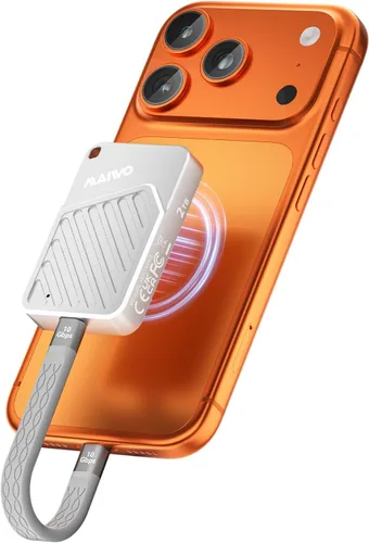 Vista 8 de MAIWO Carcasa magnética 2230 2242 M.2 NVMe SSD USB3.2 GEN2, carcasa externa de lector de unidad de estado sólido para iPhone 17 16 15 Pro Max