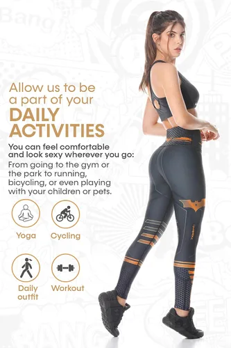 Vista 4 de Drakon Wear - Leggings de compresión para mujer Drakon