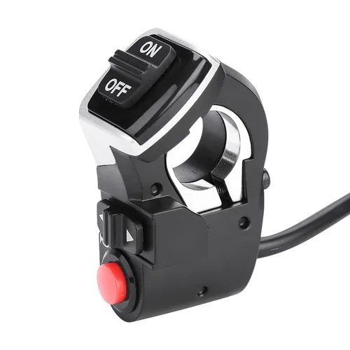 Vista 7 de Demeras 3 en 1 lámpara de bicicleta eléctrica cuerno Ebike lámpara interruptor bicicleta cuerno con lámpara frontal manillar para ciclismo