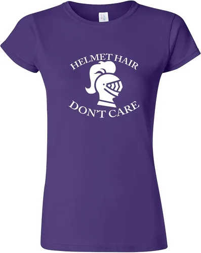Vista 5 de Knight Helmet Hair Don't Care Camiseta de mujer para The Dane in Shining Armor