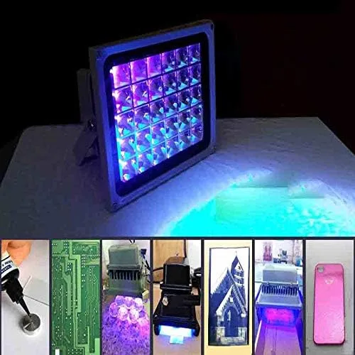 Vista 2 de Lámpara de curado UV LED UV sin sombra 365 nm 395 nm 405 nm impresión exposición billete teléfono móvil pantalla vidrio unión aceite verde