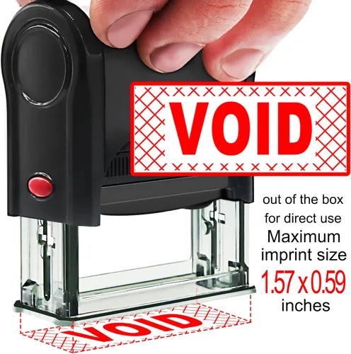 Vista 7 de Sellos de pago en línea autoentintados personalizados para suministros comerciales, sellos de goma personalizados para suministros de oficina (rojo)