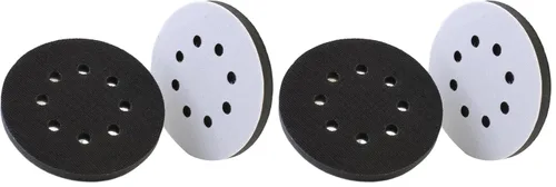 Vista 9 de IPELY Paquete de 2 almohadillas de espuma de 5 pulgadas con 8 agujeros para interfaz de espuma Surfprep para pulidor (paquete de 2)
