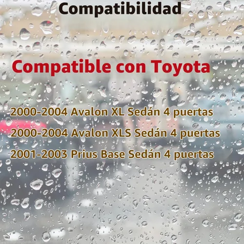 Vista 2 de Cheriezing Juego de 2 boquillas para limpiaparabrisas, doble agujero