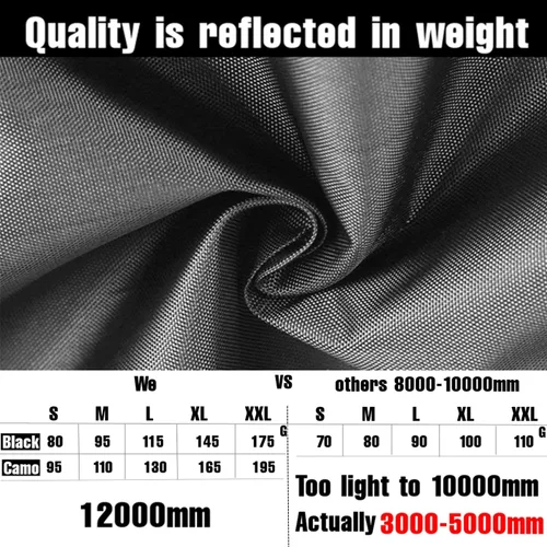 Vista 4 de Joy Walker Funda impermeable para mochila a prueba de lluvia, 12000mm ultra impermeable, capas multicapa ultra resistentes mejoradas, correa