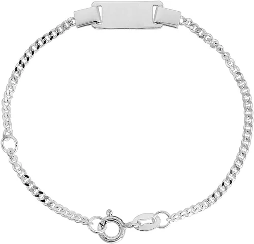 Vista 4 de Pequeñas pulseras de plata de ley para mujeres pequeñas y adolescentes, se adaptan a muñecas de 5 a 6 pulgadas