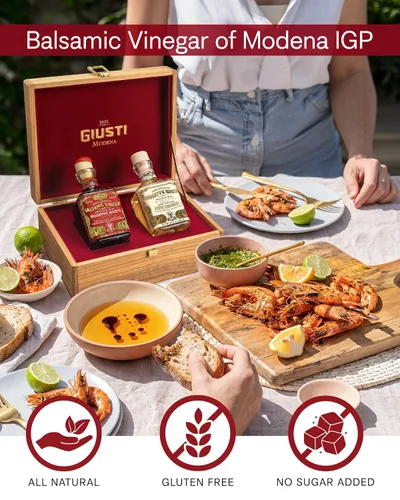 Vista 6 de Giusti Set de regalo de vinagre balsámico de Módena – Gran Deposito Aceto