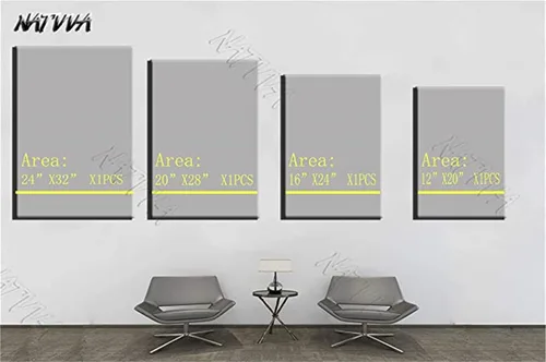 Vista 4 de NATVVA Póster de arte de pared de fumar cigarros, impresiones en lienzo, pintura, obra de arte, decoración del hogar para sala de estar, baño, 23.6