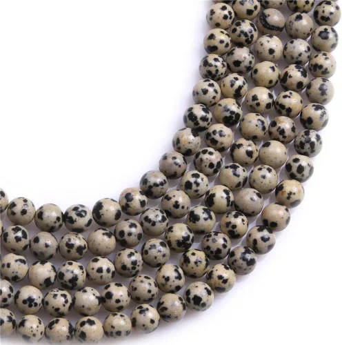 Vista 53 de Cuentas redondas africanas de turquesa natural de 4 mm para hacer joyas, piedras preciosas naturales, hebra semipreciosa, 15 pulgadas