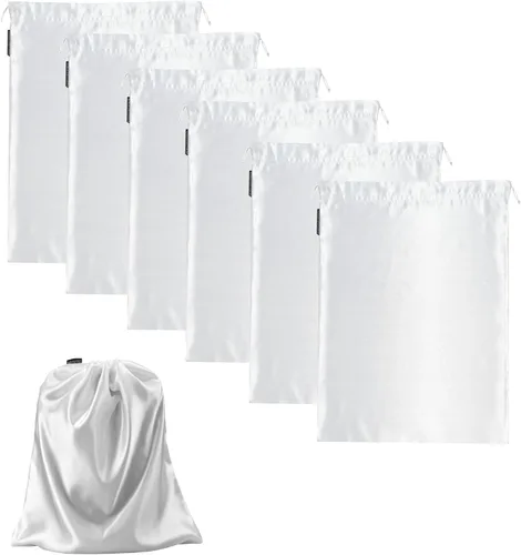 Vista 9 de Paquete de 6 bolsas de almacenamiento de juguetes para adultos, bolsas de almacenamiento con cordón de seda, organizador de juguetes, bolsas
