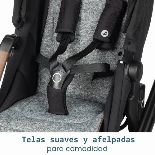 Vista 5 de Maxi-Cosi Tayla™ Max Sistema de Viaje, Cochecito de Bebé y Asiento de Coche Combo, Cochecito con Asiento de Coche Combo, Onyx Wonder