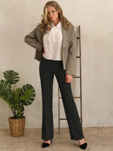 Vista 6 de Design by Olivia Pantalones de oficina de corte holgado para mujer