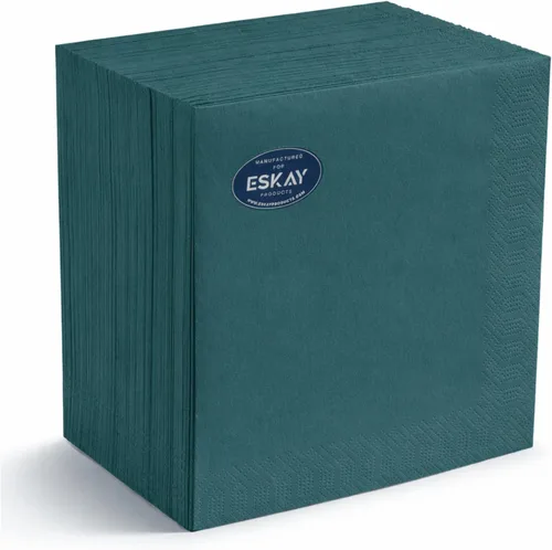 Vista 20 de Servilletas negras para bebidas, servilletas de papel desechables de 3 capas para bar, cóctel, bodas, cumpleaños, fabricadas en la UE, (20 unidades)