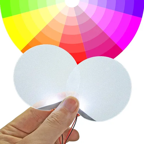 Vista 31 de Luces LED [Con detección de voz] para decoración de casco flexible, kit de bricolaje para cosplay, superhéroe RGB, para hombres, regalos - Luces Voz