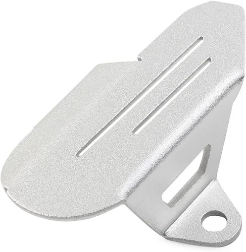 Vista 6 de FSFY soporte lateral lateral interruptor protector cubierta protectora aluminio para BMW F 750 GS/F 850 GS 2018 2019 2020, plata