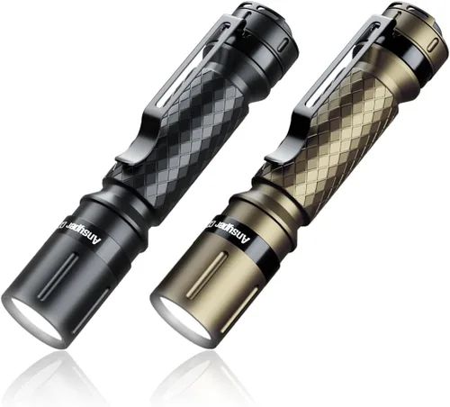 Vista 7 de Ansyper CC 3 modos linternas LED pequeñas y mini potentes de alta luminosidad linterna táctica de bolsillo con clip, linterna compacta y portátil