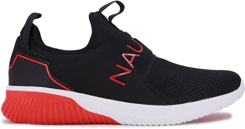 Vista 2 de Nautica Zapatillas sin cordones para hombre - Zapatos casuales de moda para caminar, en anchos medianos y anchos