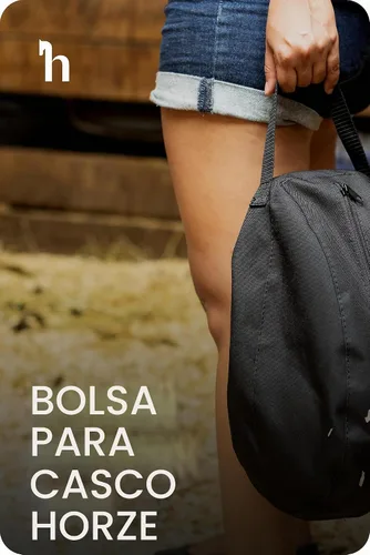 Vista 7 de HORZE Ecuestre Bicicleta Montar Fácil de Llevar Casco De Nylon Impermeable Caso
