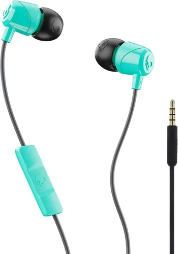 Vista 7 de Auriculares Skullcandy Jib con cable y conector AUX de 3.5 mm, con ajuste de aislamiento de ruido, micrófono en línea y control de llamadas y Negro