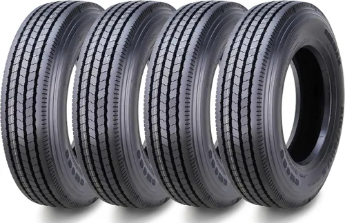 Vista 5 de 4 neumáticos de remolque GREMAX resistentes, todo acero ST215/75R17.5 de 18 capas, rango de carga J