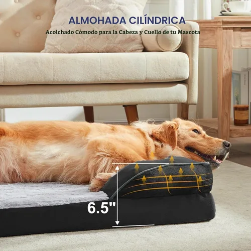 Vista 2 de FURTIME Cama Ortopédica para Perros para Perros Pequeños - Camas de Sofá para Perros Pequeños Lavables, Cama de Sofá de Espuma de Apoyo