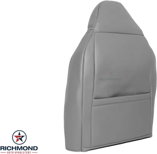 Vista 4 de (Compatible with 1999 2000 Ford F-350 F350 Lariat Driver Side Lean Back Replacement Seat Cover, Gray