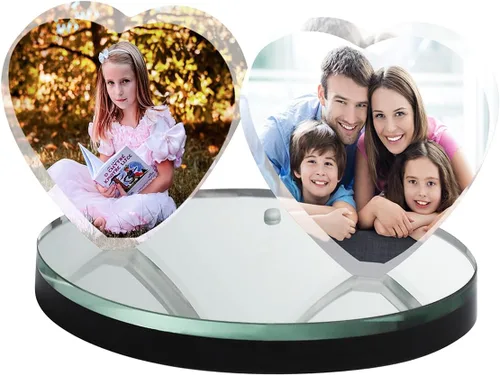 Vista 13 de Regalos para el Día de la Madre para mamá de hija e hijo, marcos de fotos personalizados, placa de pizarra de piedra, regalo personalizado