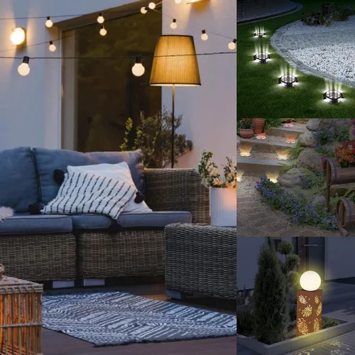 Vista 7 de Wohenhao Transformador de iluminación de paisaje de bajo voltaje de 50 W, fuente de alimentación LED para exteriores con sensor de atardecer a