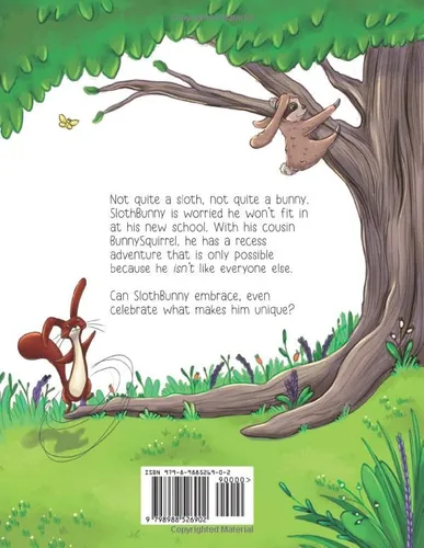 Vista 2 de SlothBunny Goes to School A Children's Book About Self-Esteem and Confidence (The SlothBunny Series)
