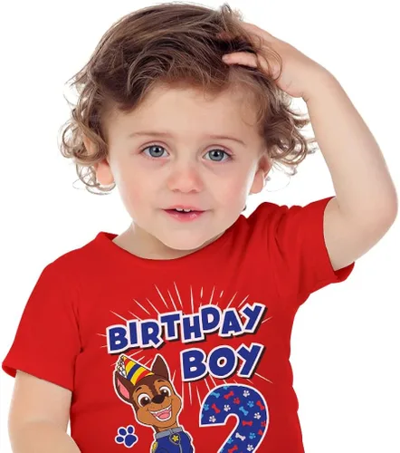 Vista 5 de Paw Patrol - Camisa de 2 cumpleaños para niños de 2 años