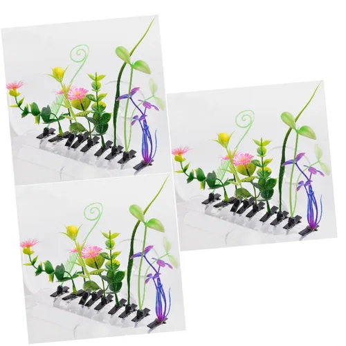 Vista 6 de FRCOLOR Broches de brote, 30 unidades, lindas pinzas para el pelo de brotes de frijoles para mujeres, horquilla de flores, plantas, hierba, pasador