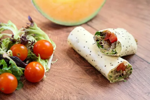 Vista 5 de Norigami Egg Wraps - Proteína de guisante, baja en carbohidratos, fina y saludable, certificado Kosher, sin OMG, sin gluten, 6 envolturas