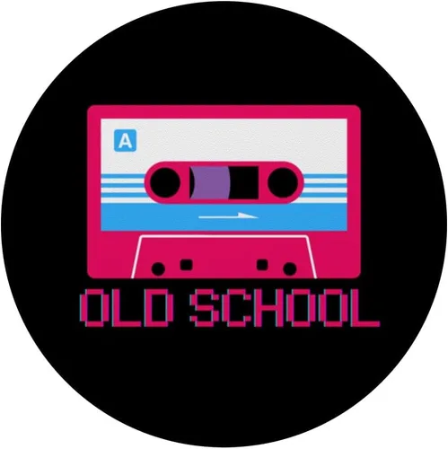 Vista 3 de PopSockets de casete de hip hop retro de los años 80 y 90 de la vieja escuela