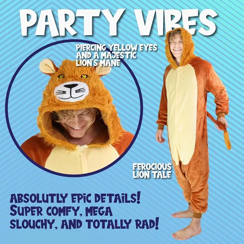 Vista 68 de Funziez! - Disfraz de Halloween para adultos, disfraz de animales y criaturas marinas, mameluco afelpado para cosplay, para mujeres y hombres