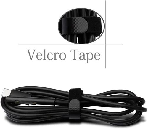 Vista 4 de MOCOST Microsoft Surface Connect a USB-C PD 15 V Cable de carga compatible con Microsoft Surface Pro Series, Surface Book Series, Surface Laptop
