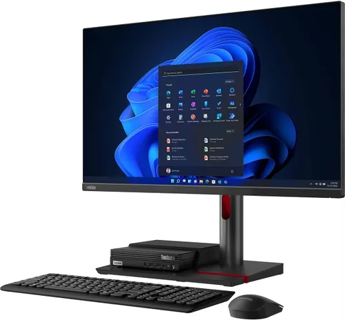 Vista 8 de Lenovo ThinkCentre M90q Gen 3 Tiny Computadora de escritorio, Intel Core i5-12500 3.0GHz, 8 GB de RAM, 256 GB SSD, Windows 11 Pro, negro