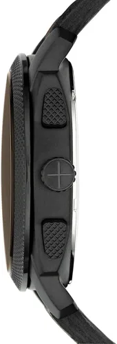 Vista 4 de Fossil Reloj cronógrafo Machine de cuarzo de acero inoxidable para hombre Negro marrón