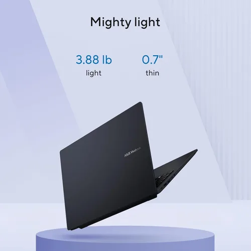 Vista 6 de ASUS Vivobook 16 Laptop, 16” WUXGA 60Hz Display, Qualcomm Snapdragon X, Qualcomm Adreno GPU, 16GB RAM, 512GB SSD, Windows 11, Quiet Blue Azul