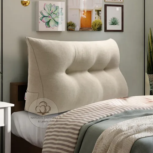 Vista 39 de WOWMAX - Almohada grande triangular con respaldo para cabecera, almohada de posicionamiento para lectura en forma de cuña, con funda extraíble