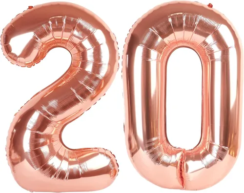 Vista 228 de Globos con números de 40 pulgadas, color negro, para decoraciones de cumpleaños de 10 a 100 años Jumbo 40In & Vibrant Color, With Hanging Holes