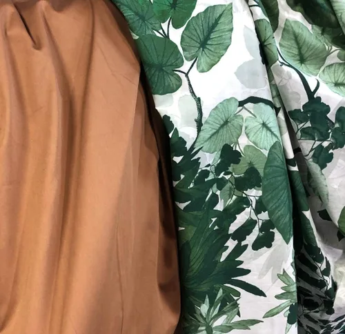 Vista 3 de Juego de ropa de cama de lujo de algodón egipcio, de color liso, de satén de alta densidad de hilos largos, sedoso, suave, transpirable, de primera