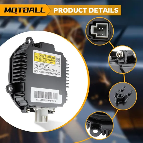 Vista 4 de MOTOALL Módulo de Unidad de Control de Balastro Xenon HID para D2R D2S Nissan Infiniti Mazda Saab 28474-89904 28474-89907 28474-8991A 28474-89915