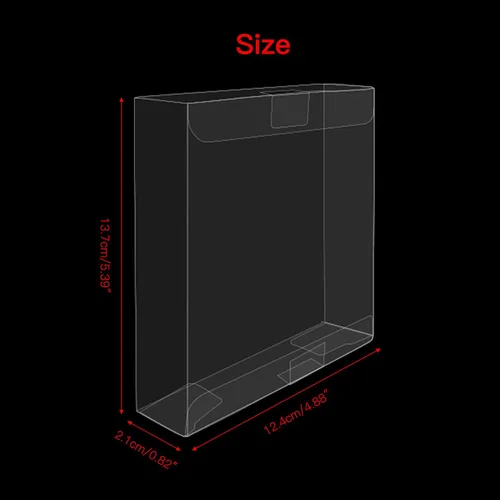 Vista 5 de 10 fundas protectoras de caja transparente para Nintendo DS NTSC, funda de plástico transparente de alta calidad, funda protectora resistente a