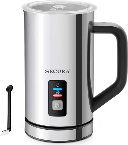 Vista 11 de Secura Espumador de leche, máquina automática de espuma caliente/fría de Negro