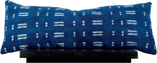 Vista 37 de Trade Star Mudcloth - Funda de cojín decorativa para lumbar, 100% algodón, color índigo, estilo granja, funda de almohada gruesa, estilo bohemio