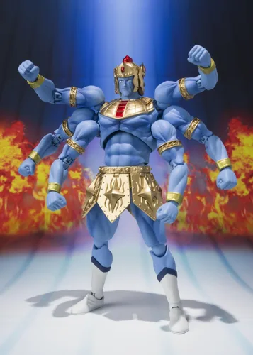Vista 2 de TAMASHII NATIONS Bandai S.H.Figuarts Ashuraman Original Color Edition Kinnikuman Figura de acción