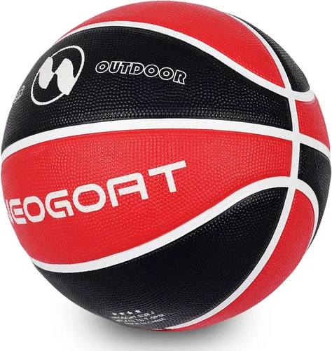 Vista 18 de Pelota de baloncesto para niños y jóvenes tamaño 4/5 25.5/27.5", Pelota de baloncesto de goma gruesa y duradera de alto rebote NEOGOAT tamaño 4/5