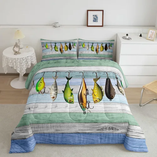 Vista 42 de Erosebridal American Flag Twin Comforter Set Army Green Camo Bedding Set for Kids Boys Girls Bear Claw Hunting Theme Bed Set Camoflage Camping