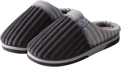 Vista 2 de NOLDARES Pantuflas para mujer cómodas de felpa cálidas para casa de terciopelo para interiores para mujer