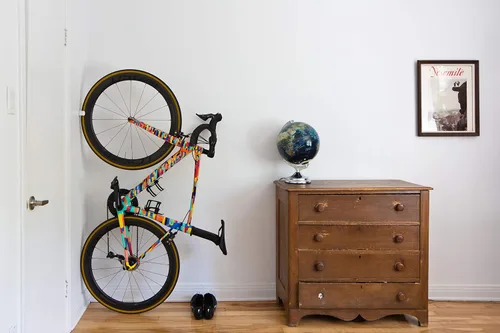 Vista 4 de Hornit CLUG - Soporte para bicicleta para interior y exterior, 5 tamaños, fácil de instalar